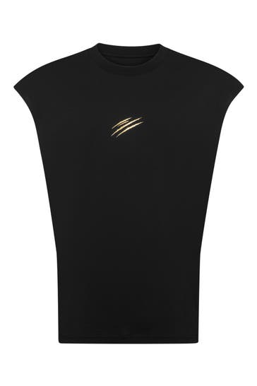 PLEIN SPORT Tank Top 0294 | black/lightgold