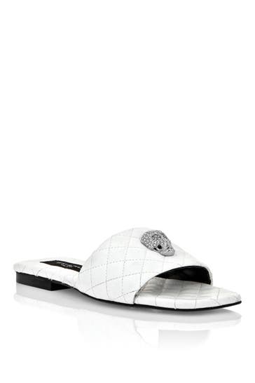 PHILIPP PLEIN Sandaletten SKULL 01 | white