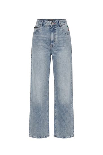PHILIPP PLEIN Business-Hose BASIC 07WY | Sky Wash Straight