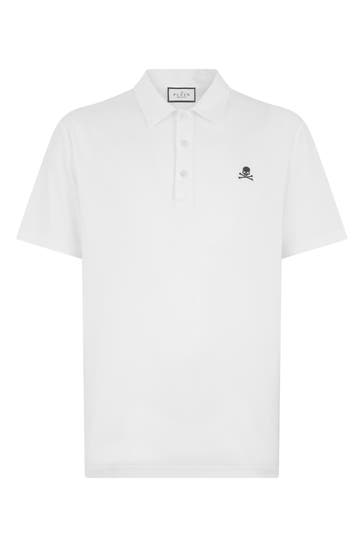 PHILIPP PLEIN Polo-Shirt SKULL 01 | white