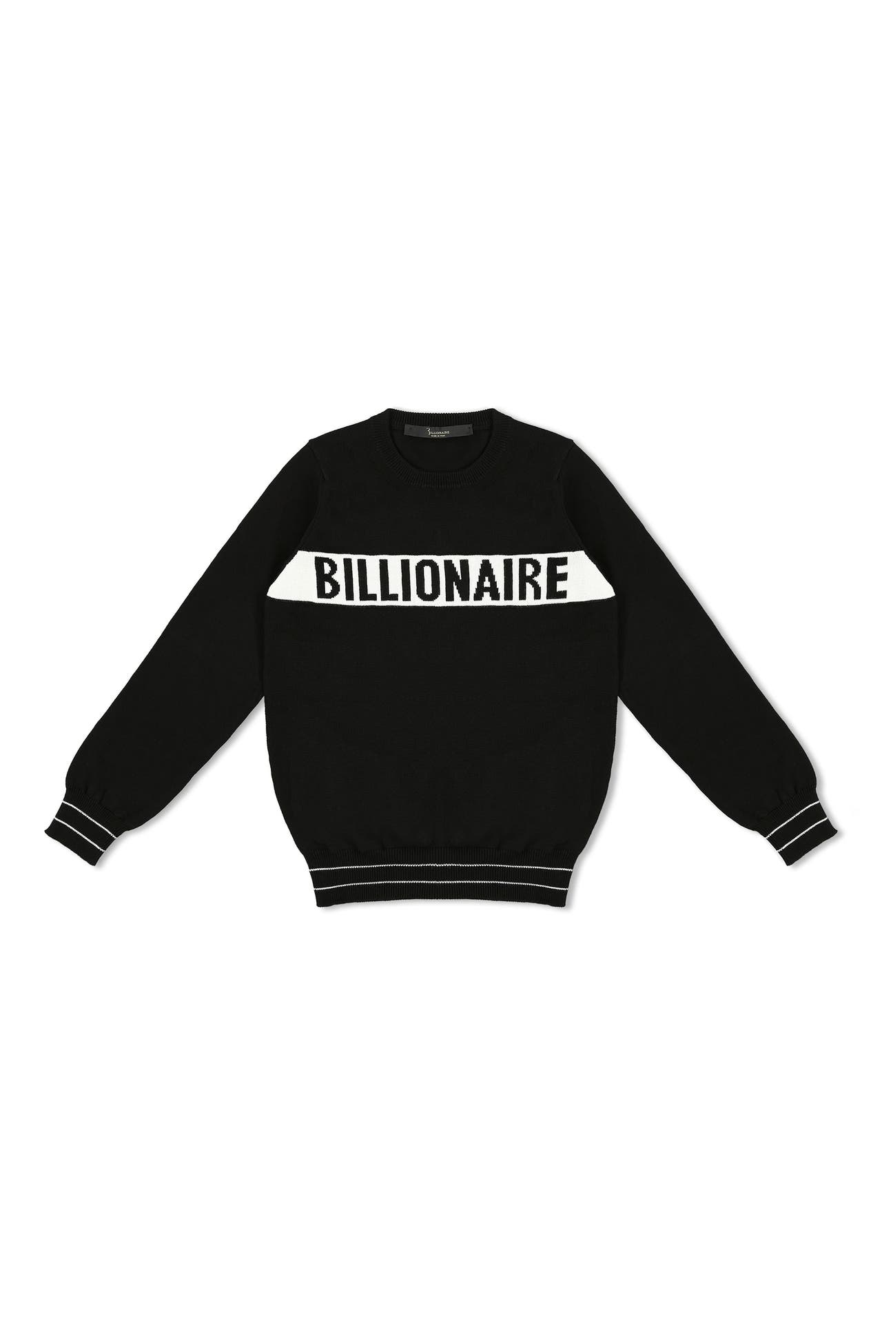BILLIONAIRE Langarmshirt STATEMENT 02 | black, Bild 1