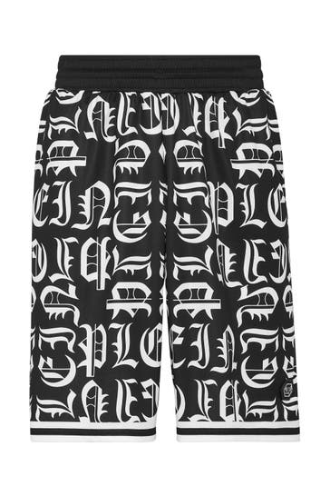 PHILIPP PLEIN Short 02 | black Wide/ Loose Fit