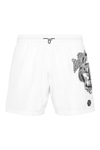 PHILIPP PLEIN Short DRAGON 01 | white