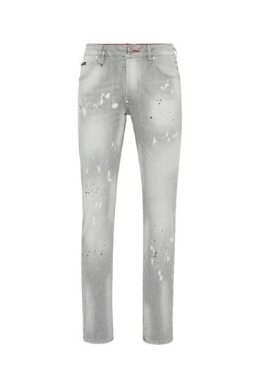 PHILIPP PLEIN Jeans RACING 10GX | ConcreteGrey Straight