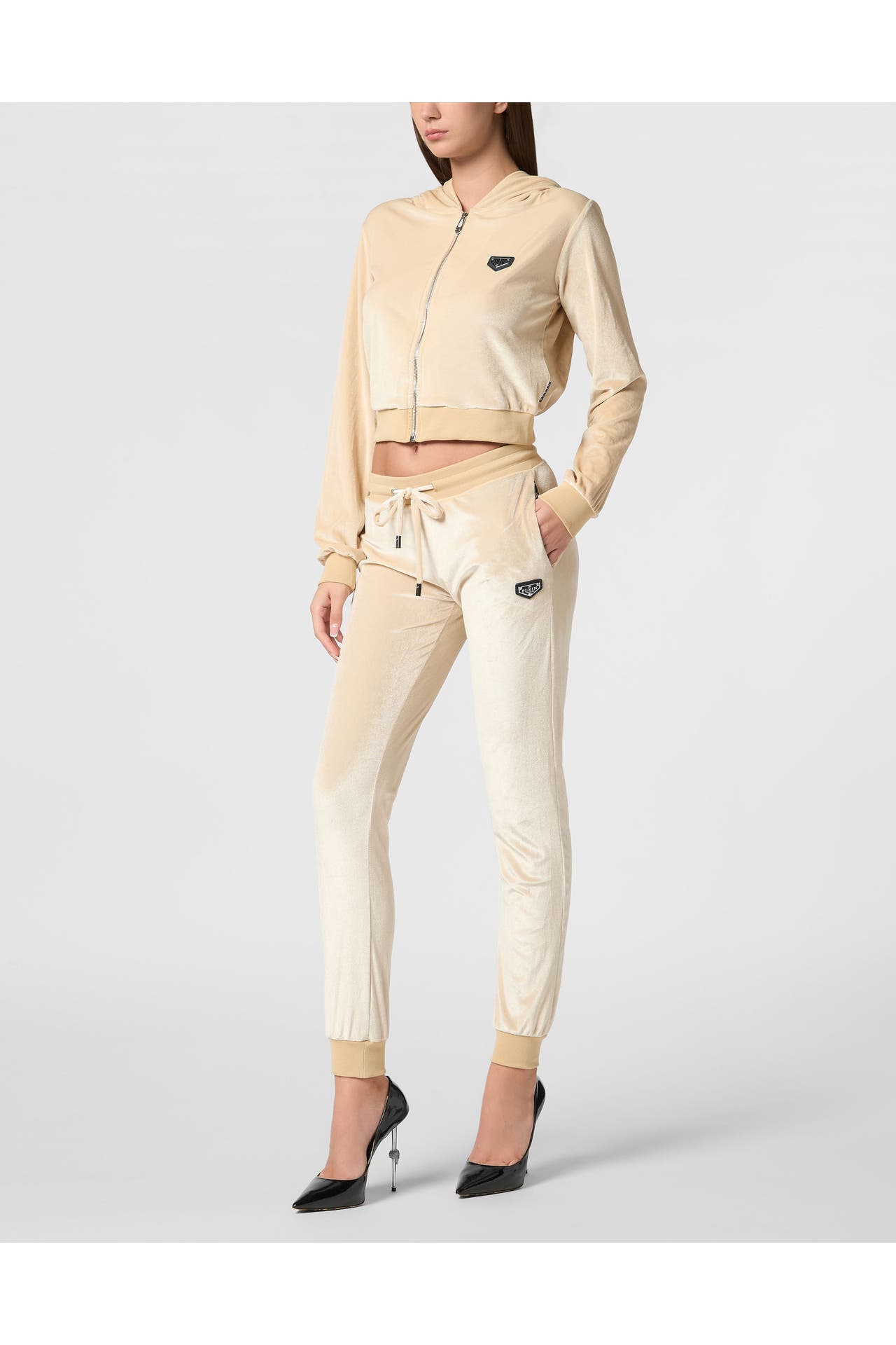PHILIPP PLEIN Sweatjacke SKULL 06 | beige, Bild 1