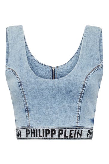 PHILIPP PLEIN Top GOTHIC PLEIN 08FB | Frost Blue