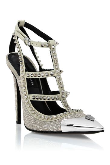 PHILIPP PLEIN High Heels SKULL 06 | beige