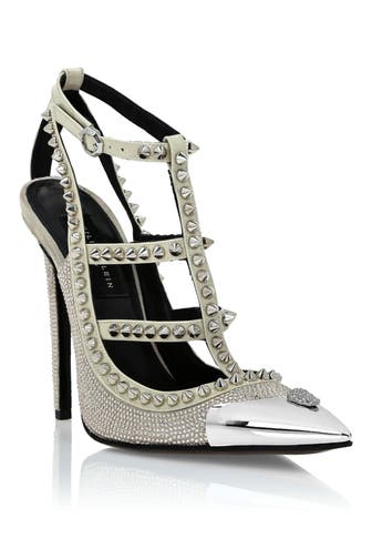 PHILIPP PLEIN High Heels SKULL 06 | beige