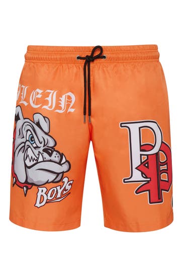 PHILIPP PLEIN Badehose BULLDOGS