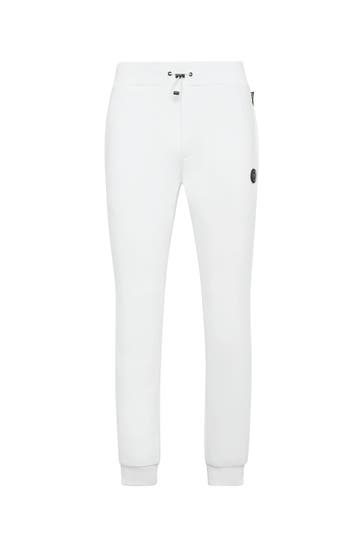PLEIN SPORT Sweatpant 01 | white Wide/ Loose Fit