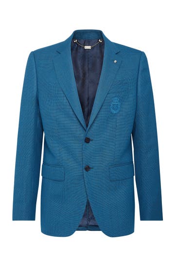 BILLIONAIRE Business-Sakko CREST 08 | middleblue Slim Fit