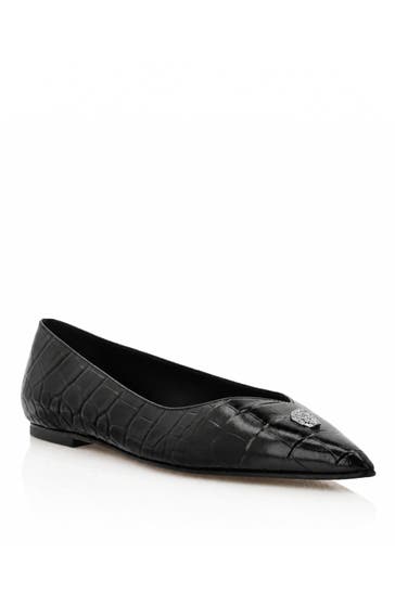 PHILIPP PLEIN Ballerinas SKULL 02 | black