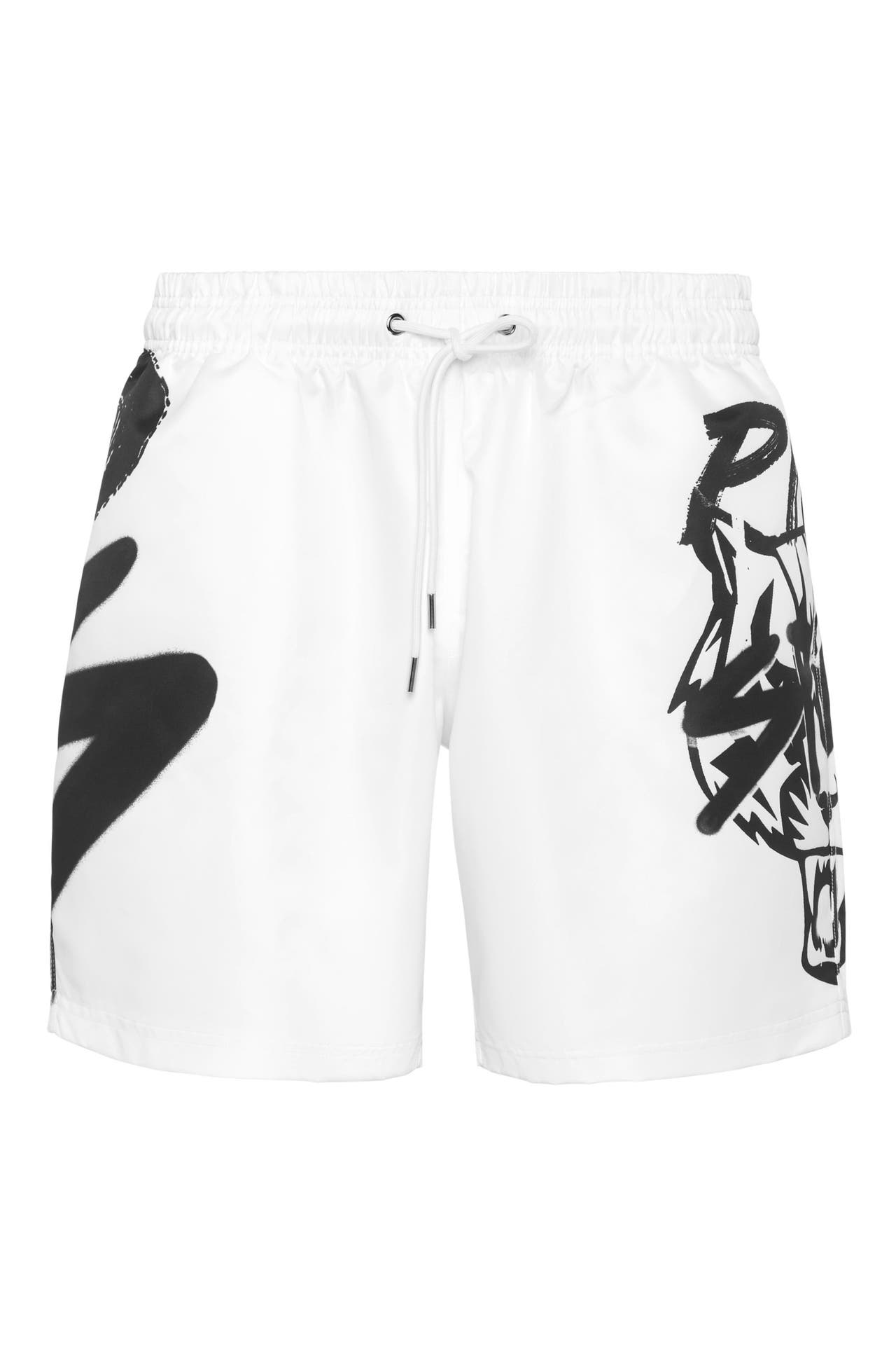 PLEIN SPORT Short 01 | white Wide/ Loose Fit, Bild 1