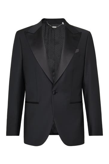 BILLIONAIRE Business-Sakko DOUBLE B 02 | black Slim Fit
