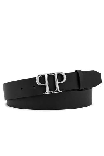 PHILIPP PLEIN Casual-Gürtel 0291 | black/nickel