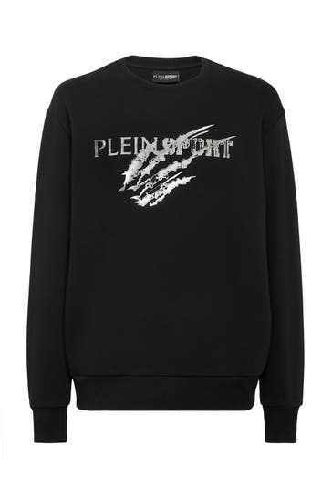 PLEIN SPORT Sweatshirt SCRATCH 0270 | black/silver