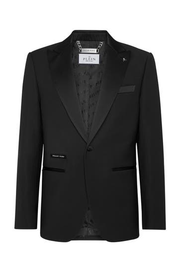 PHILIPP PLEIN Business-Sakko GOTHIC PLEIN 02 | black Slim Fit