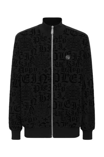 PHILIPP PLEIN Sweatjacke GOTHIC PLEIN 02 | black