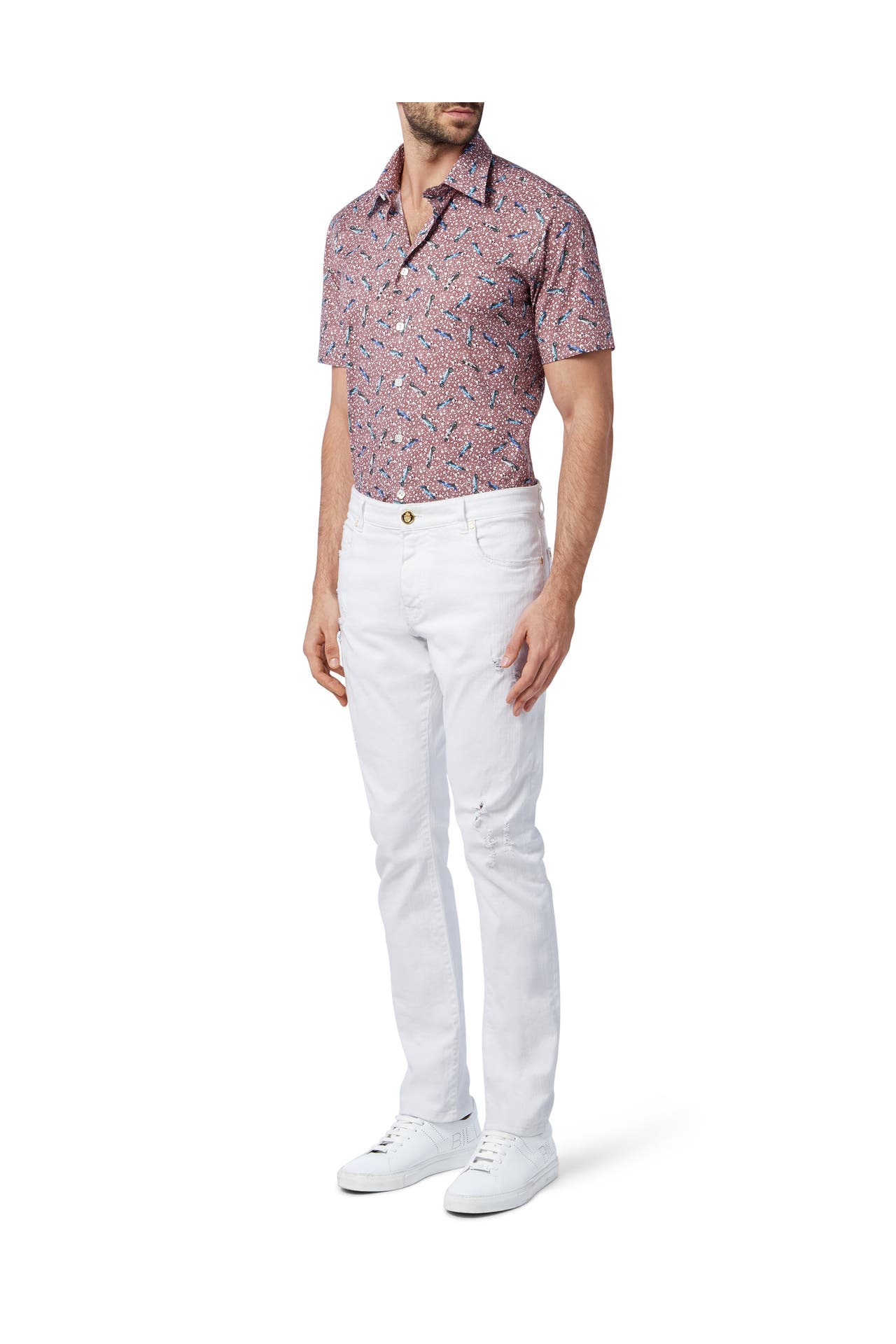 BILLIONAIRE Kurzarmhemd 13 | red Regular Fit, Bild 1