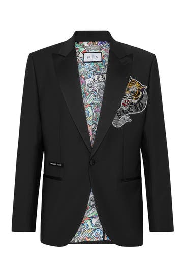 PHILIPP PLEIN Business-Sakko TATTOO 02 | black Slim Fit