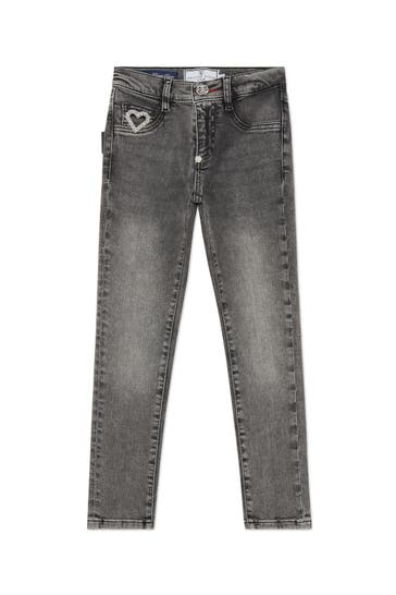 PHILIPP PLEIN Jeans HEART 10GO | GREY SMOKE Skinny