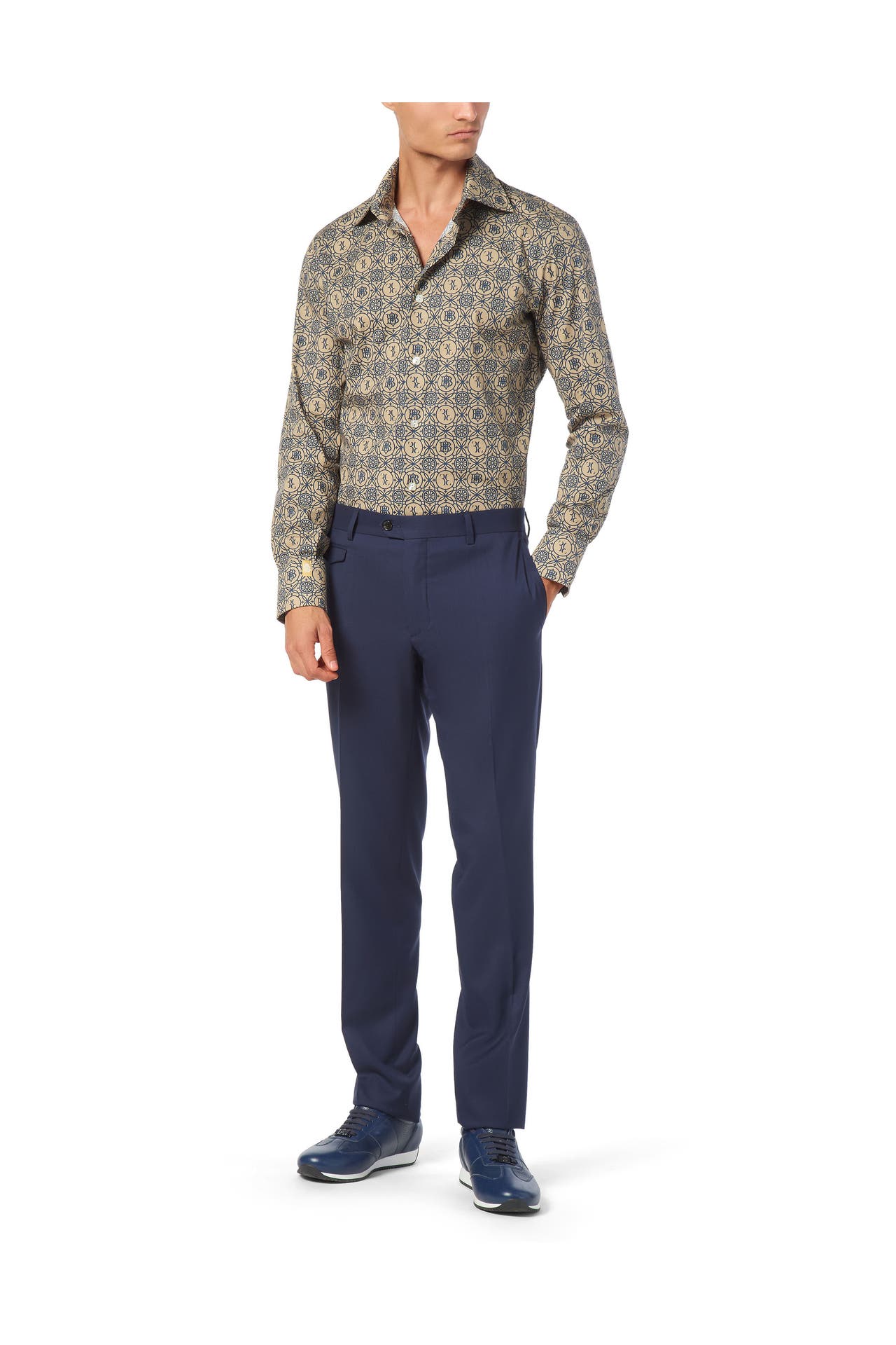 BILLIONAIRE Business-Hemd 06 | beige Slim Fit, Bild 1