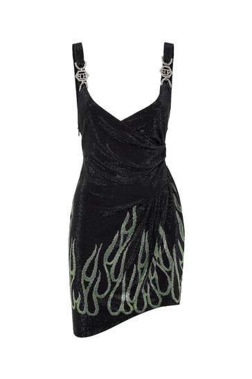 PHILIPP PLEIN Kleid FLAME 02 | black