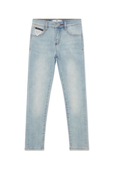 PHILIPP PLEIN Jeans HEART 07 | lightblue Skinny