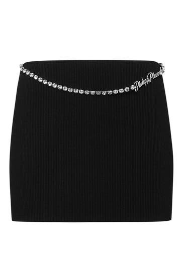 PHILIPP PLEIN Minirock SIGNATURE 02 | black