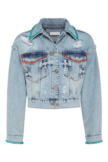 PHILIPP PLEIN Jeansjacke 08FB | Frost Blue