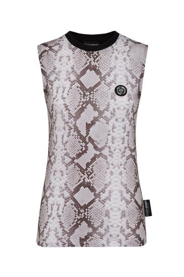 PLEIN SPORT Top PYTHON 10 | grey