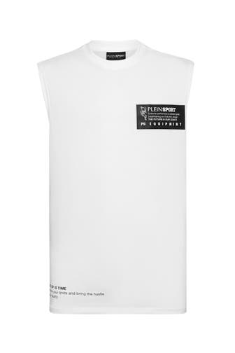 PLEIN SPORT Tank Top 0102 | white/black