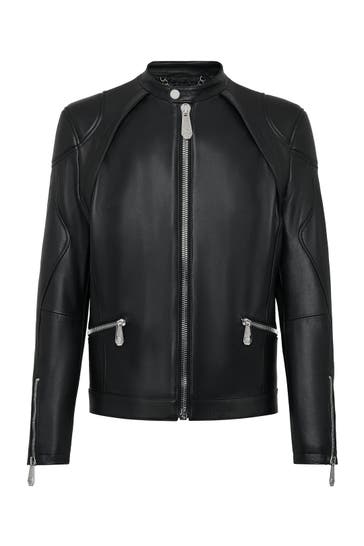 PHILIPP PLEIN Lederjacke 02 | black
