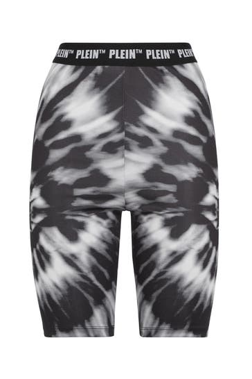 PHILIPP PLEIN Short TIE DYE 0201 | black/white Straight