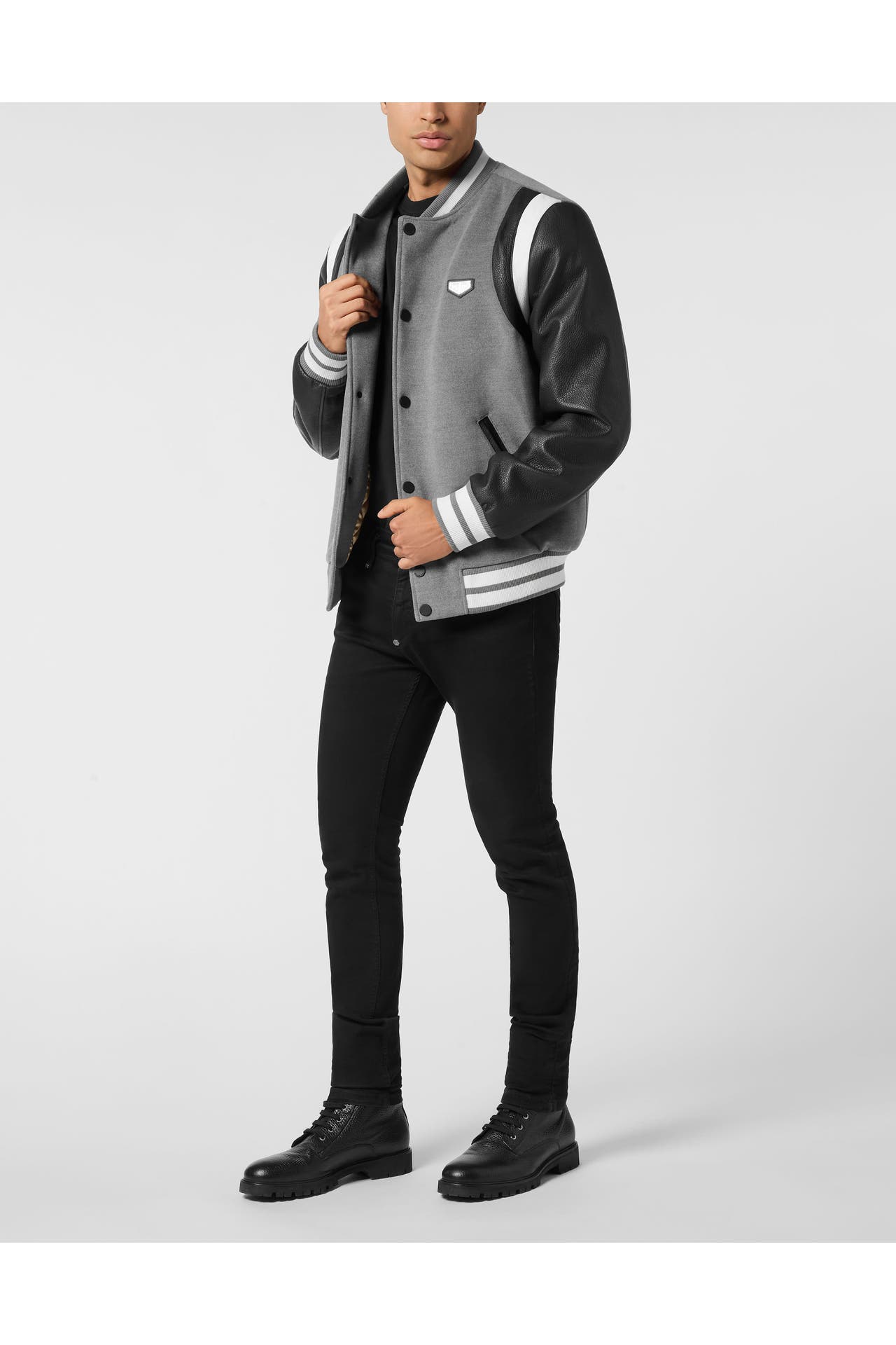 PHILIPP PLEIN Blouson 10 | grey, Bild 1