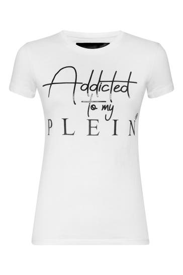 PHILIPP PLEIN T-Shirt STATEMENT 01 | white