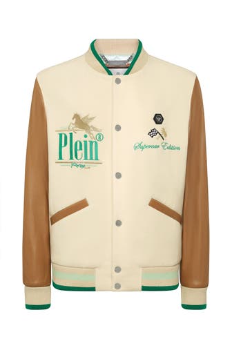 PHILIPP PLEIN Blouson RACING 06 | beige