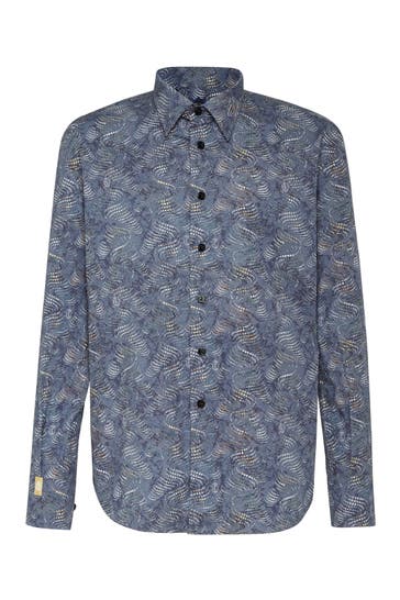 BILLIONAIRE Business-Hemd 08 | middleblue Slim Fit