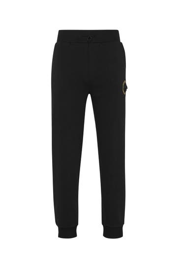 PLEIN SPORT Sweatpant TIGER 02 | black Wide/ Loose Fit