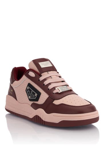 PHILIPP PLEIN Sneaker STREET 0335 | pink+bordeaux