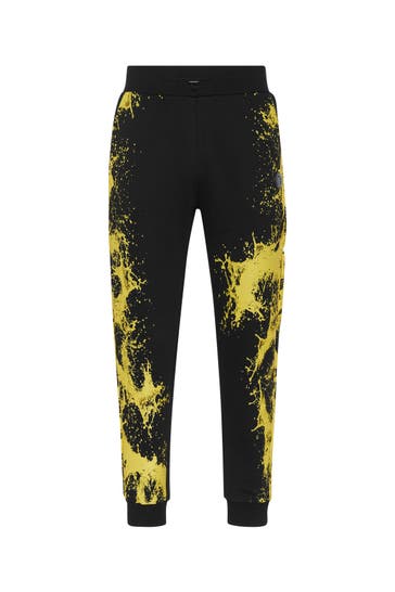 PLEIN SPORT Sweatpant SPLASH 02 | black Wide/ Loose Fit