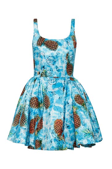 PHILIPP PLEIN Kleid PINEAPPLE SKIES 21 | multicolor