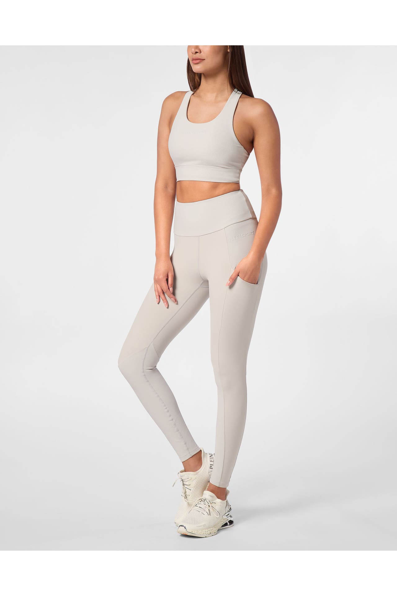 PLEIN SPORT Leggings 10 | grey Skinny, Bild 1