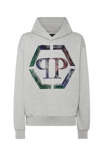 PHILIPP PLEIN Hoodie HEXAGON 10 | grey