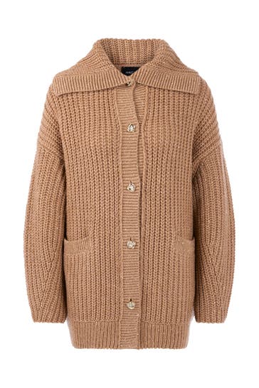 MARC CAIN Strickjacke light brown