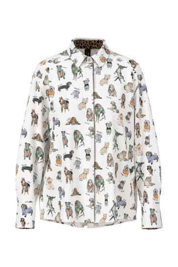 MARC CAIN Business-Bluse white