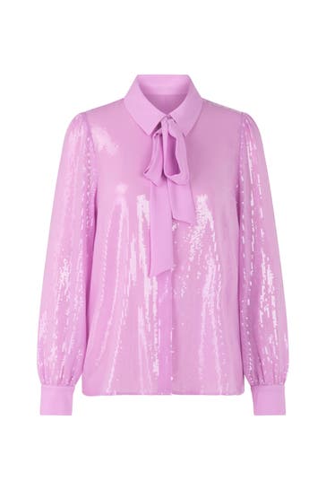 MARC CAIN Business-Bluse deep lavender