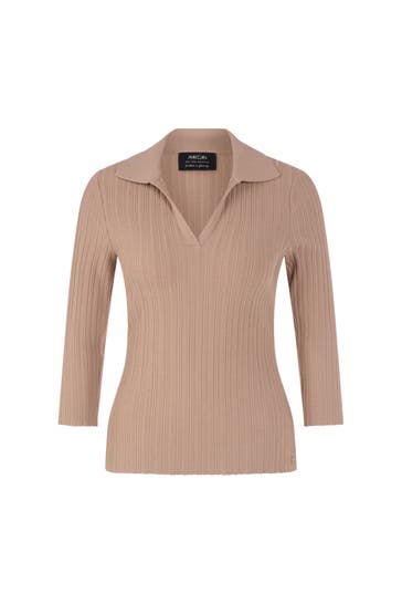 MARC CAIN Pullover warm taupe new