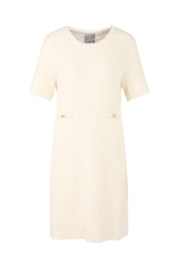 MARC CAIN Casual-Kleid bright ecru