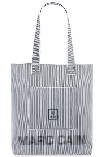 MARC CAIN Shopper white and black